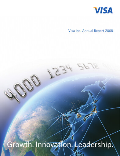 Vorschaubild Visa Jahresbericht 2008