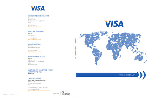 Vorschaubild Visa Jahresbericht 2011