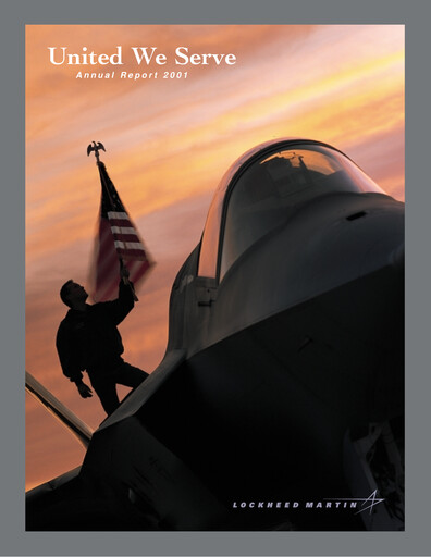 Thumbnail Lockheed Martin Annual Report 2001