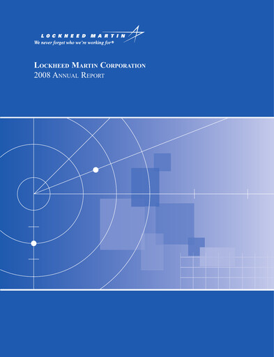 Thumbnail Lockheed Martin Annual Report 2008