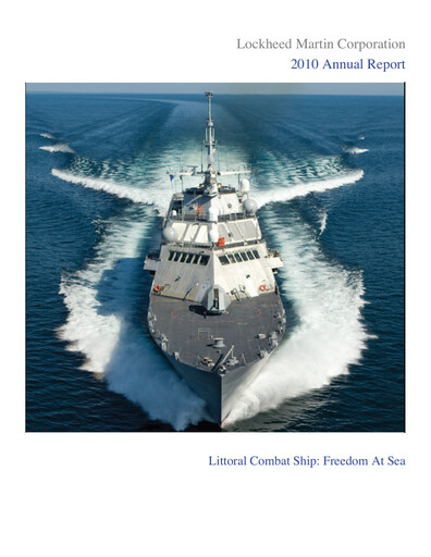 Thumbnail Lockheed Martin Annual Report 2010