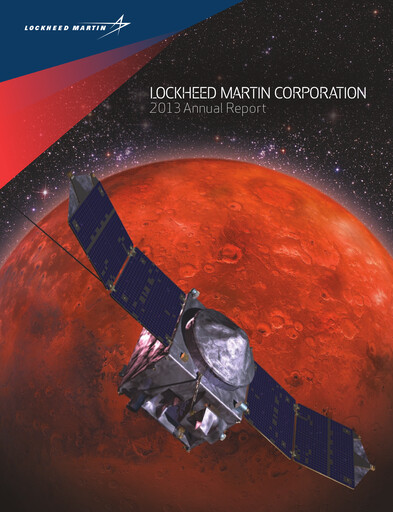 Thumbnail Lockheed Martin Annual Report 2013
