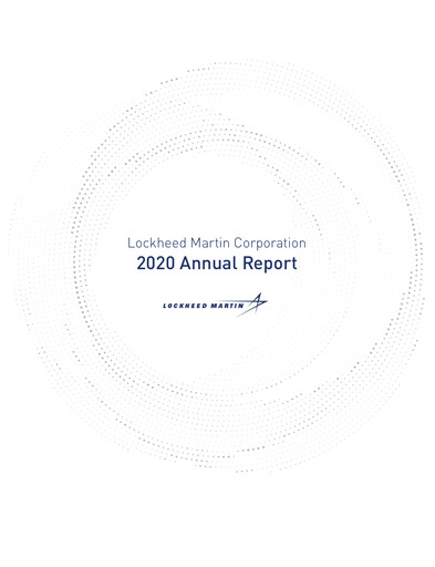 Thumbnail Lockheed Martin Annual Report 2020