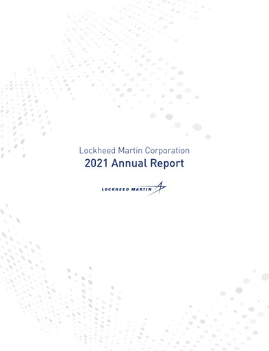 Thumbnail Lockheed Martin Annual Report 2021