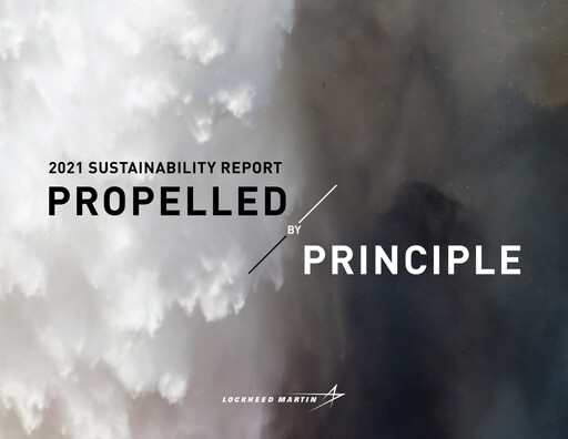 Thumbnail Lockheed Martin Sustainability Report 2021