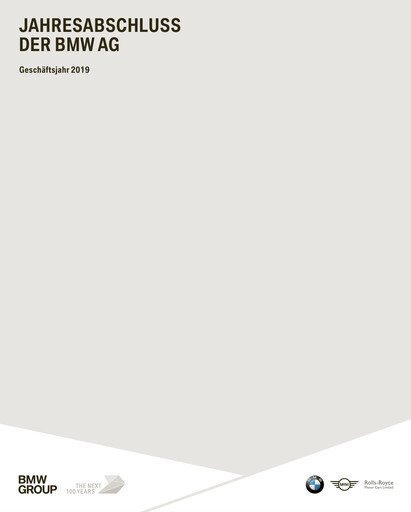 Miniature BMW Bilan financier 2019