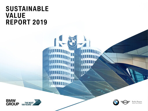 Thumbnail BMW Sustainability Report 2019