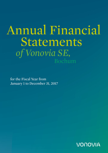 Thumbnail Vonovia Financial Statement 2017