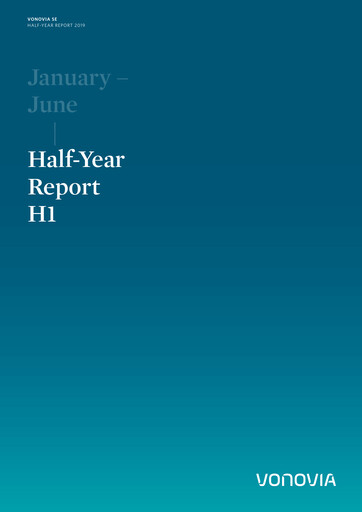 Vorschaubild Vonovia Halbjahresbericht 2019-h1