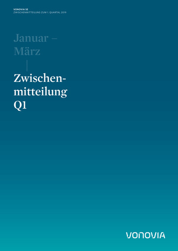Thumbnail Vonovia Quarterly Report 2019-q1