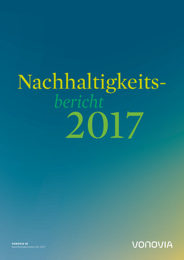 Thumbnail Vonovia Sustainability Report 2017