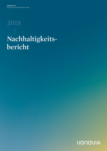 Thumbnail Vonovia Sustainability Report 2018