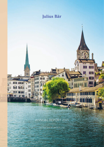 Thumbnail Julius Bär Annual Report 2013