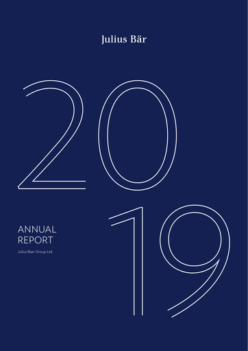 Thumbnail Julius Bär Annual Report 2019