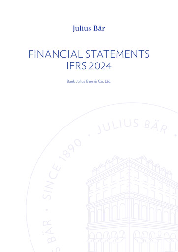 Thumbnail Julius Bär Financial Statement 2024