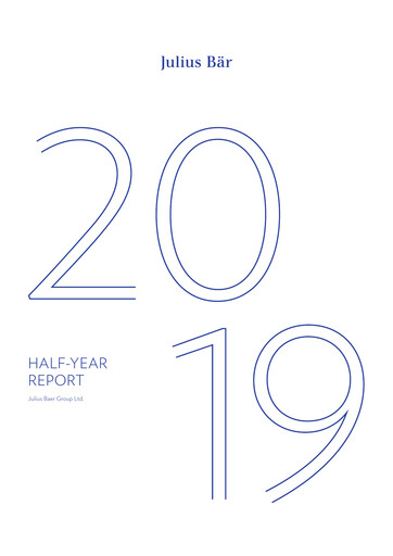 Thumbnail Julius Bär Half-year Report 2019