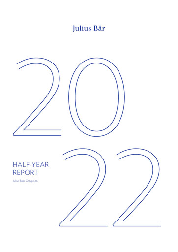 Thumbnail Julius Bär Half-year Report 2022