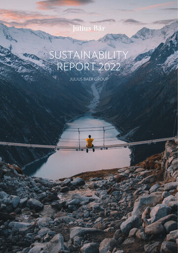 Miniature Julius Bär Rapport de durabilité 2022