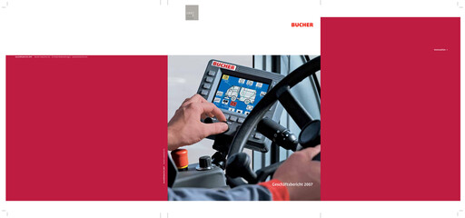 Thumbnail Bucher Industries Annual Report 2007