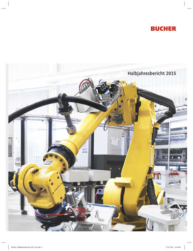 Thumbnail Bucher Industries Half-year Report 2015