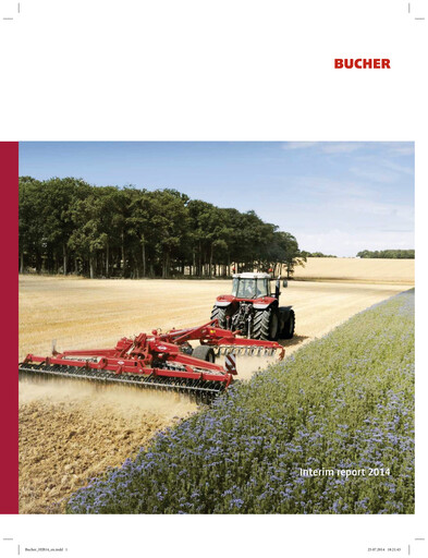 Thumbnail Bucher Industries Half-year Report 2014