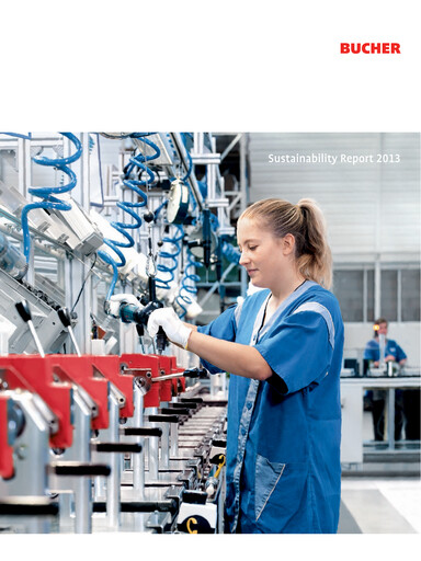 Thumbnail Bucher Industries Sustainability Report 2013