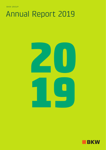 Miniature BKW AG  Rapport annuel 2019