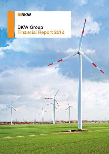 Miniature BKW AG  Bilan financier 2012