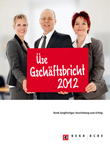 Thumbnail Berner Kantonalbank Annual Report 2012