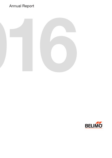 Thumbnail BELIMO Holding Annual Report 2016