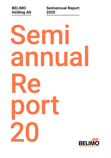 Thumbnail BELIMO Holding Half-year Report 2020-h1