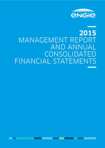 Thumbnail ENGIE Financial Report 2015