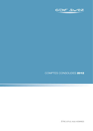 Thumbnail ENGIE Financial Report 2012