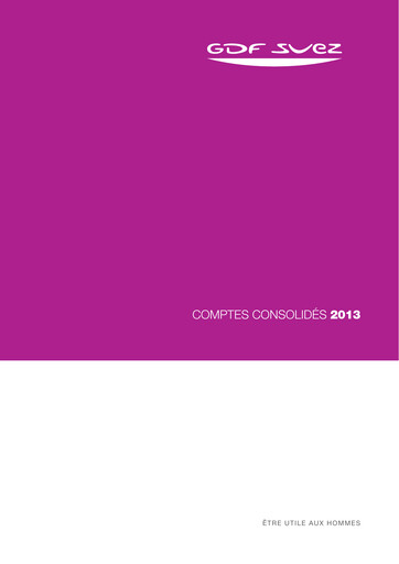 Thumbnail ENGIE Financial Report 2013