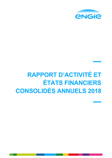 Thumbnail ENGIE Financial Report 2018