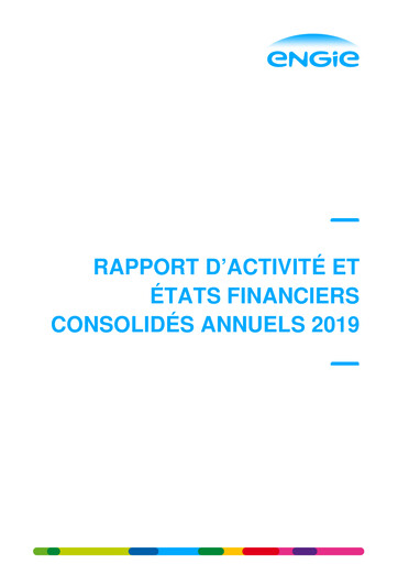 Thumbnail ENGIE Financial Report 2019