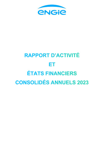 Thumbnail ENGIE Financial Report 2023