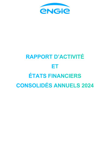 Thumbnail ENGIE Financial Report 2024