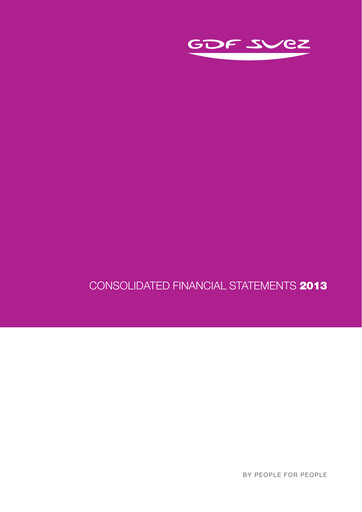 Thumbnail ENGIE Financial Statement 2013