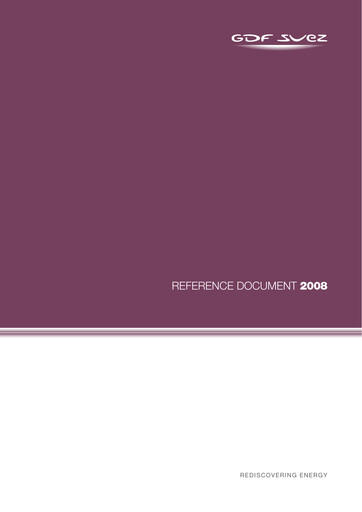 Miniature ENGIE Document d'enregistrement universel 2008