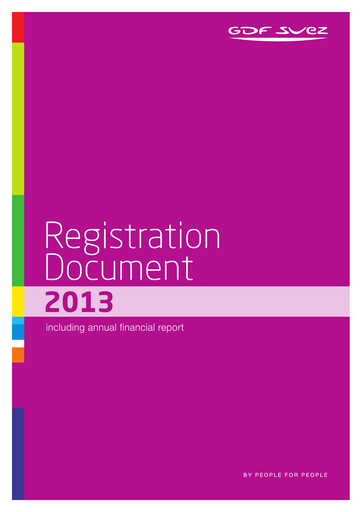 Miniature ENGIE Document d'enregistrement universel 2013