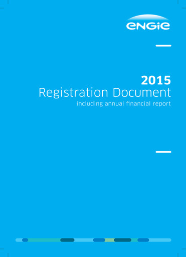 Miniature ENGIE Document d'enregistrement universel 2015