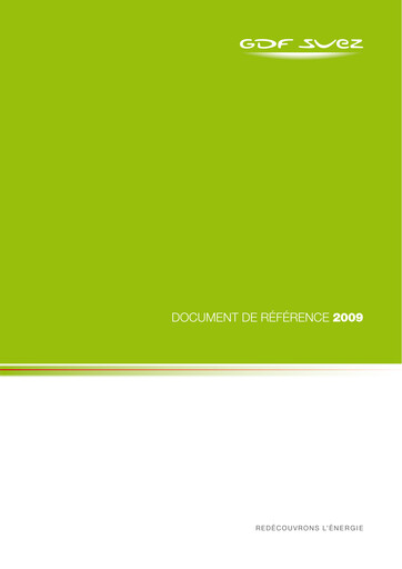 Miniature ENGIE Document d'enregistrement universel 2009
