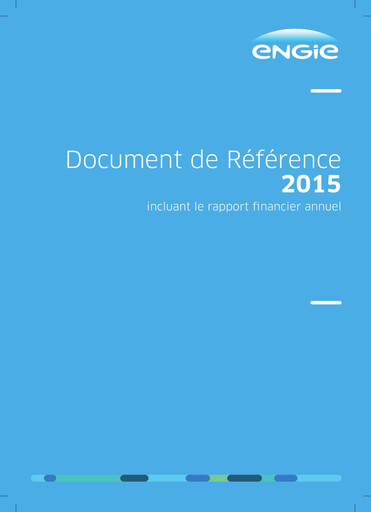 Miniature ENGIE Document d'enregistrement universel 2015