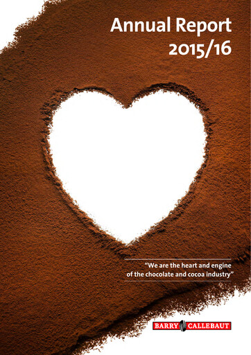 Thumbnail Barry Callebaut
 Annual Report 2015-2016