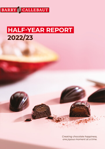 Thumbnail Barry Callebaut
 Half-year Report 2022-2023