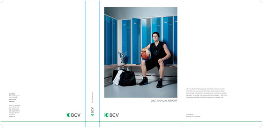 Thumbnail Banque Cantonale Vaudoise Annual Report 2007