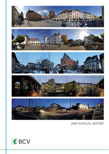 Thumbnail Banque Cantonale Vaudoise Annual Report 2009