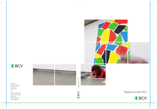 Thumbnail Banque Cantonale Vaudoise Annual Report 2012