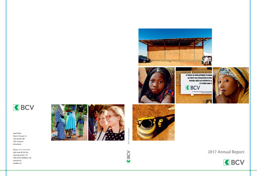 Thumbnail Banque Cantonale Vaudoise Annual Report 2017